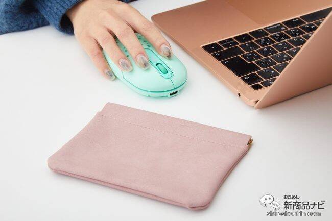 マウスを買ってレビューを書いたらプレゼント！ 『EGRETのオリジナルミニポーチ』がおしゃれで使いやすい♪