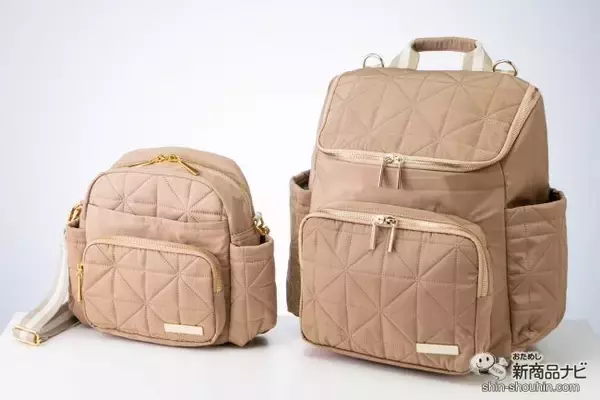 「マザーズリュックとキッズリュックにもなるショルダーバッグ『RHEA＋RHEA MINI』で親子のリンクコーデを楽しもう♪」の画像