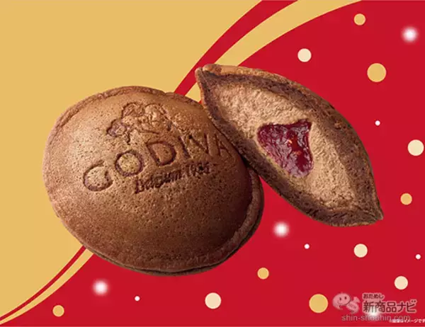 「『ローソン・今週の新商品情報』冬のGODIVAコラボスイーツ続々！『Uchi Café×GODIVA　どらもっち　ショコラ&フランボワーズ』や『ティラミスクッキーシュー』ほか」の画像