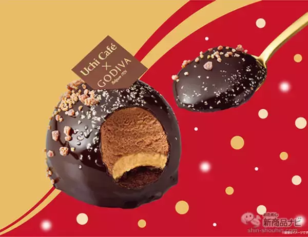 「『ローソン・今週の新商品情報』冬のGODIVAコラボスイーツ続々！『Uchi Café×GODIVA　どらもっち　ショコラ&フランボワーズ』や『ティラミスクッキーシュー』ほか」の画像