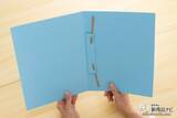 「ファイルもとめ具も全部紙！ 環境にやさしい2穴ファイル『ペーパールーパー』の使いやすさを確かめてみた」の画像5