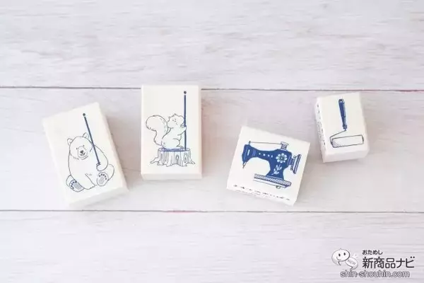 「文具好きさん注目！ マスキングテープと使うかわいいハンコ『ますてのあいぼう』に第2弾が登場！」の画像