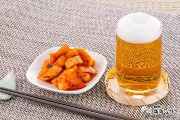 「やみつき食感の大根と旨辛キムチタレの最強コンビネーション！ 新発売の『オモニの極旨大根キムチ』を食べてみた！」の画像