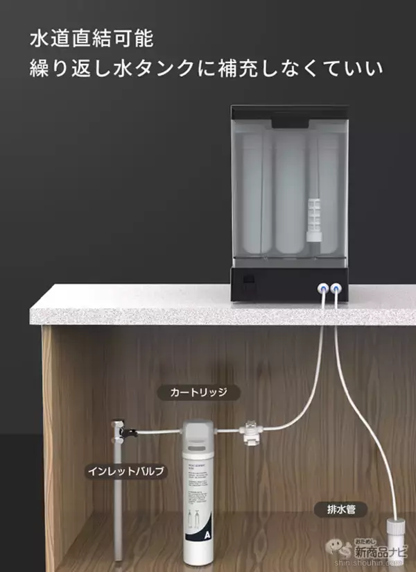 「タンク交換不要の多機能型＆浄水型ウォーターサーバー『SOLEMOOD Ice pro』がすごすぎる！」の画像