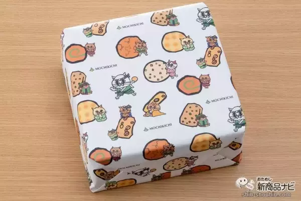 「【小学生切り絵クリエイターKENコラボ】もち吉の『もちNEKOKAN』は猫とおせんべいが好きな人必見の詰め合わせ！」の画像