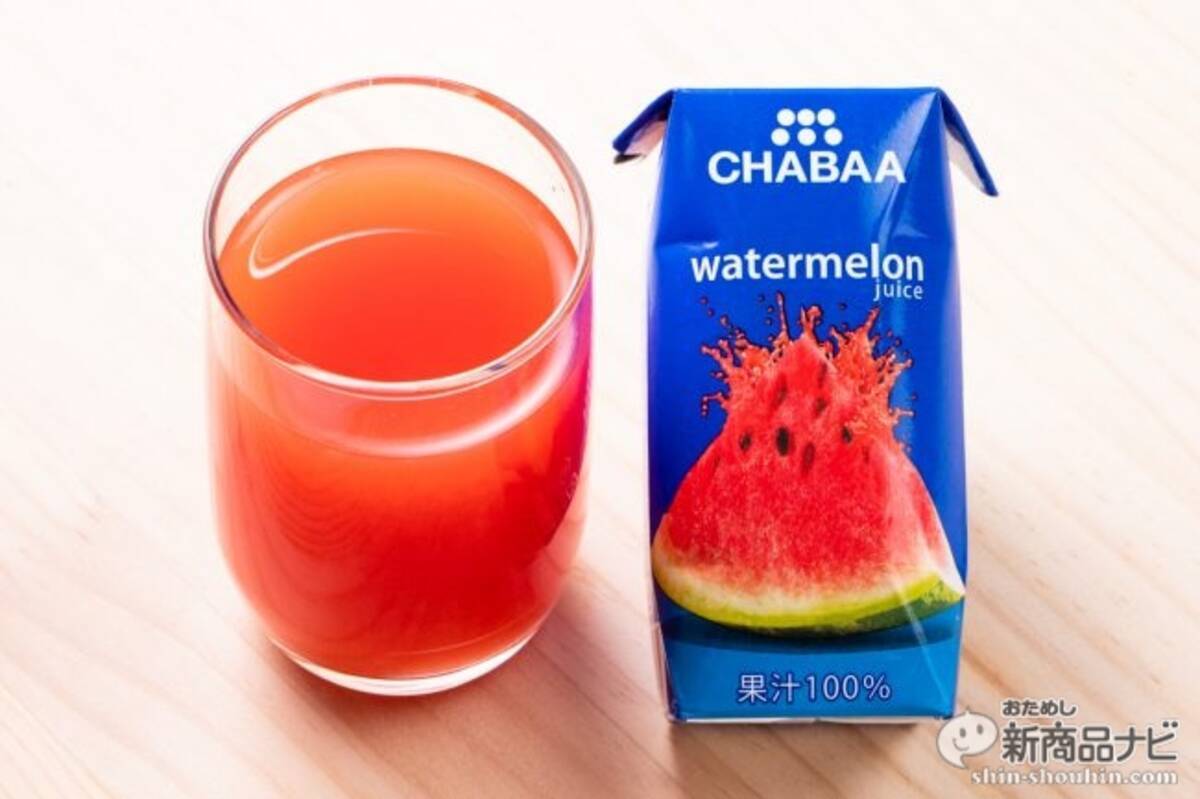Suicaじゃありませんスイカです！『CHABAA 果汁100％ ウォーターメロンジュース』で爽快感を持ち歩き！ (2018年7月9日) -  エキサイトニュース