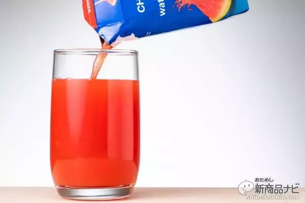 「Suicaじゃありませんスイカです！『CHABAA 果汁100％ ウォーターメロンジュース』で爽快感を持ち歩き！」の画像