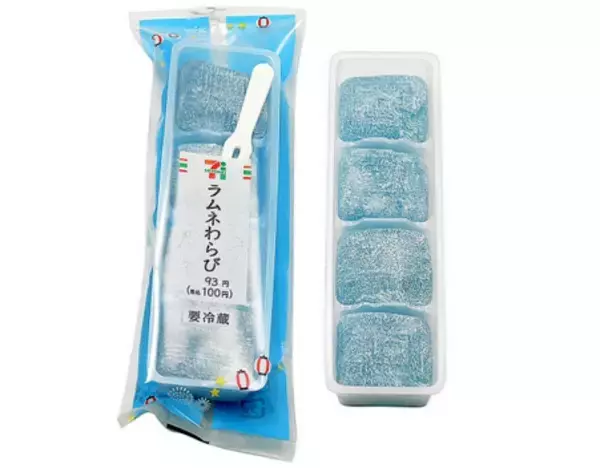 「『セブンイレブン・今週の新商品』ラムネわらびやまるでブルーハワイなゼリーなど青の商品が登場」の画像