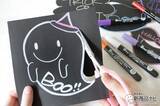 「黒紙に書ける『マジックグロー』で手作りハロウィンを楽しもう！」の画像7