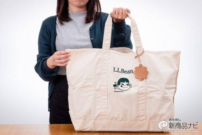 不二家『L.L.Bean×ペコちゃん オリジナルトートバッグ』抽選で500名 