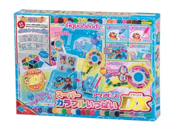 「水でくっつくビーズアート「アクアビーズ」に『すみっコぐらし』が新登場！ママライターが子供と一緒にやってみた！」の画像