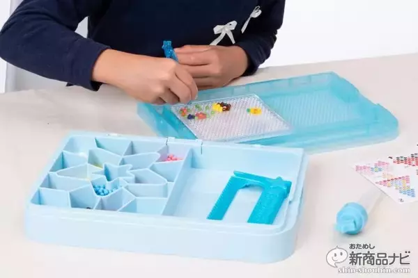 「水でくっつくビーズアート「アクアビーズ」に『すみっコぐらし』が新登場！ママライターが子供と一緒にやってみた！」の画像