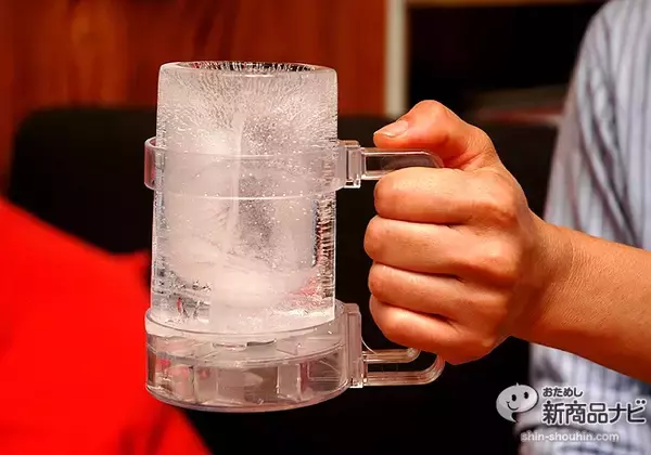 これでキンキンのビールを飲みたい！魅力満点商品だが…『これぞ本物！氷のビアジョッキ』は作り方が難しいゾ！