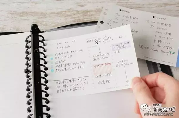 「懐かしの「スケッチブック」モチーフのバインダー含むかわいいラインナップが魅力『ルーズリーフミニ』！」の画像