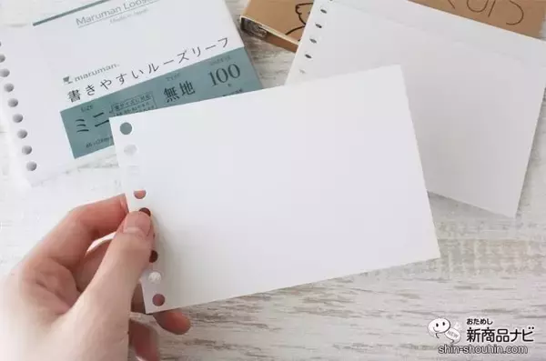 「懐かしの「スケッチブック」モチーフのバインダー含むかわいいラインナップが魅力『ルーズリーフミニ』！」の画像