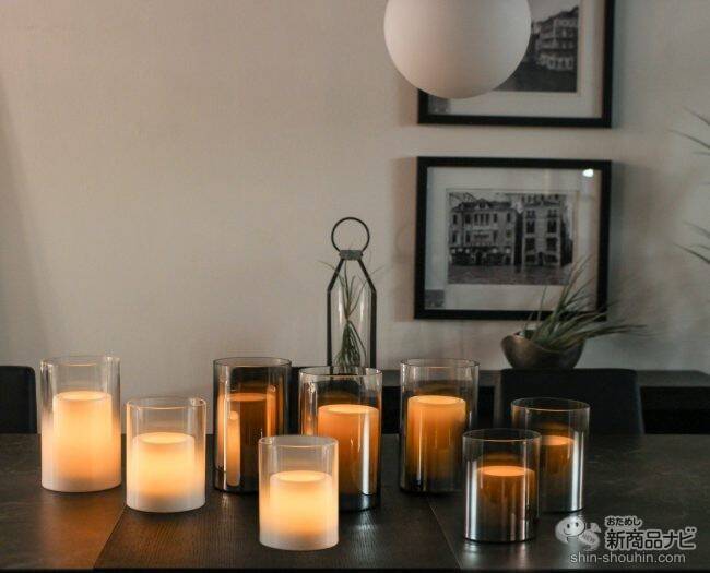 揺らぎのある灯りで癒しの時間を。タイマー機能が付いた『LED キャンドル ルンガ』でヒュッゲしてみた