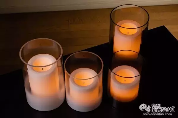「揺らぎのある灯りで癒しの時間を。タイマー機能が付いた『LED キャンドル ルンガ』でヒュッゲしてみた」の画像