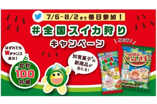 「限定フレーバーが新登場！ 実験みたいなふしぎな体験ができる知育菓子Ⓡ『つかめる！ふしぎ玉 スイカ味＆メロン味』をやってみよう！」の画像