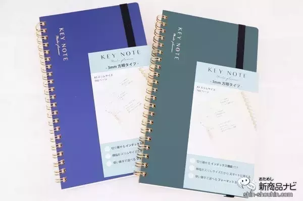 「大人女子のためのプランニングノート「ミーツプランナー」に新作『キーノート／TODOふせん』登場！」の画像