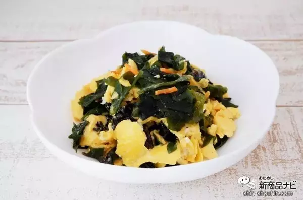 「用意するのはたまご3個だけ!? 理研ビタミン『わかめときくらげの玉子炒めの素』でパパっと一品！」の画像