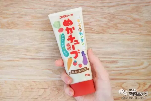 「【手を汚さずぬか漬け!?】ぬか床の管理不要の『ラップdeカンタンぬかチューブ 』がとにかく便利！」の画像