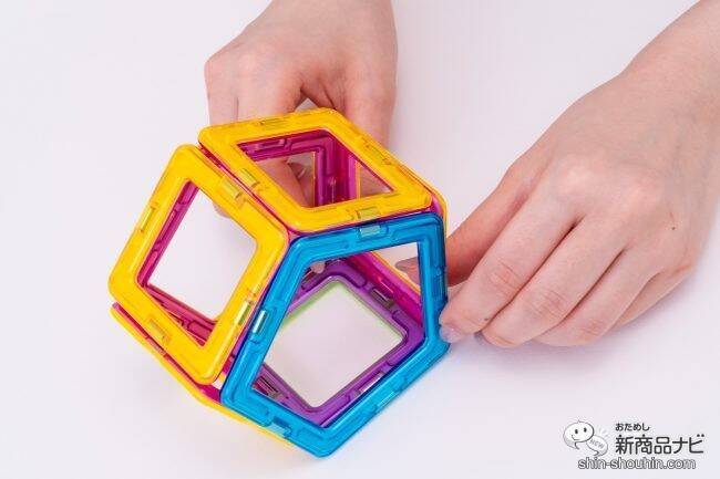 実際に走る！ 知育玩具『マグブロック くるまセット』で磁石のブロックをつなげて、色々な車をつくって動かそう！