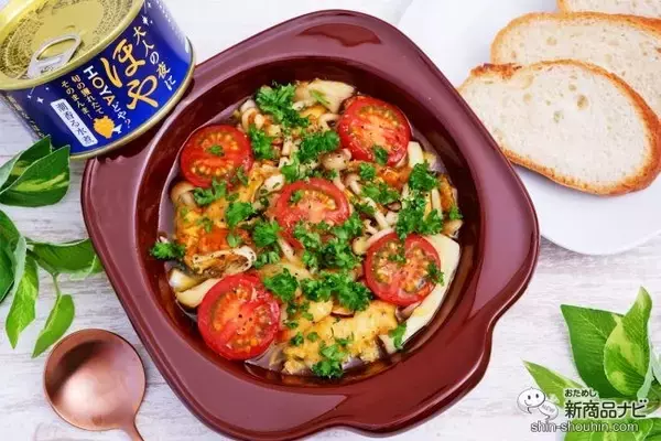 「生ほやを缶詰に！ 『大人の夜に「 ほや 」(水煮) 』缶でおうち晩酌にもピッタリな和風アヒージョを作ってみた！」の画像