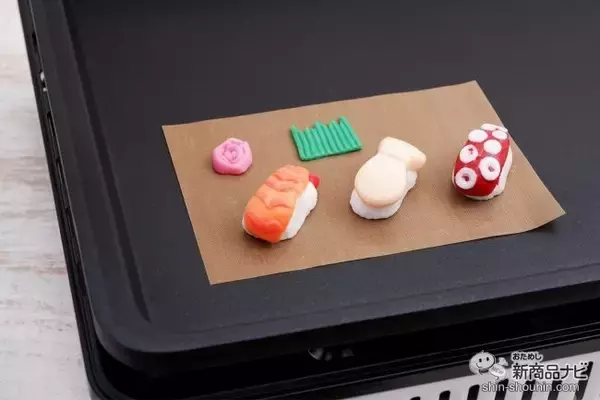 「まるでホンモノみたい!? 『シリコンねんど おすしやさんセット』でおうち時間にお寿司屋さんになりきって遊ぼう」の画像