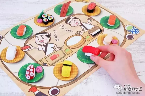 「まるでホンモノみたい!? 『シリコンねんど おすしやさんセット』でおうち時間にお寿司屋さんになりきって遊ぼう」の画像