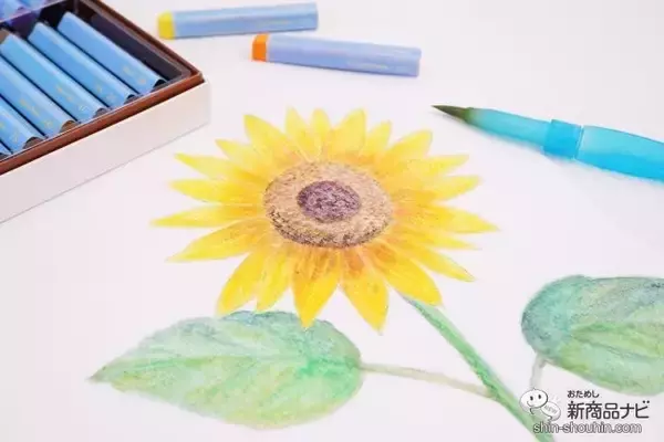 「おうち時間に彩りを！ ぺんてる『大人の水彩パステル』で絵を描こう！」の画像