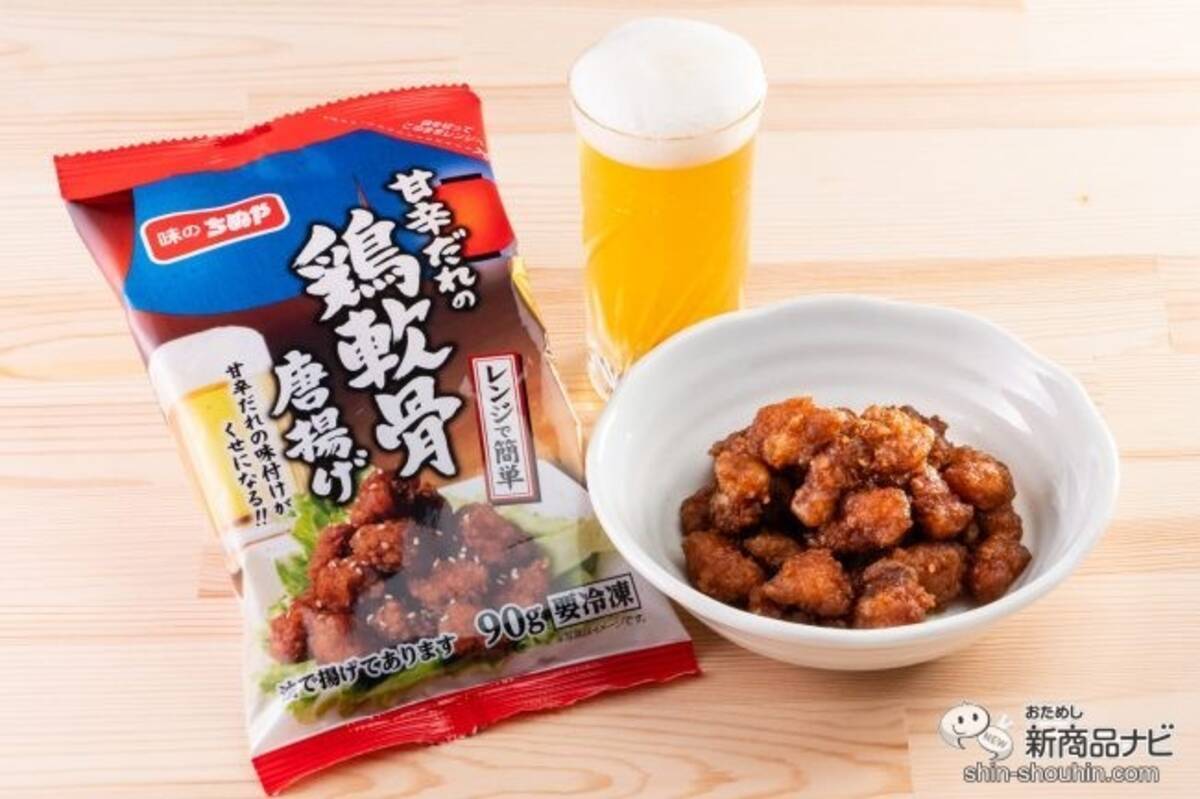 市場 送料無料 ９０ｇ×４袋 レンジで簡単 甘辛鶏軟骨から揚げ 冷凍食品