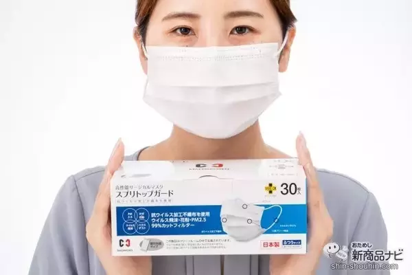 抗ウイルス加工不織布使用の高性能マスクがお手頃価格に！ 日本の不織布メーカーが作る安心の『スプリトップガード』を徹底レビュー！