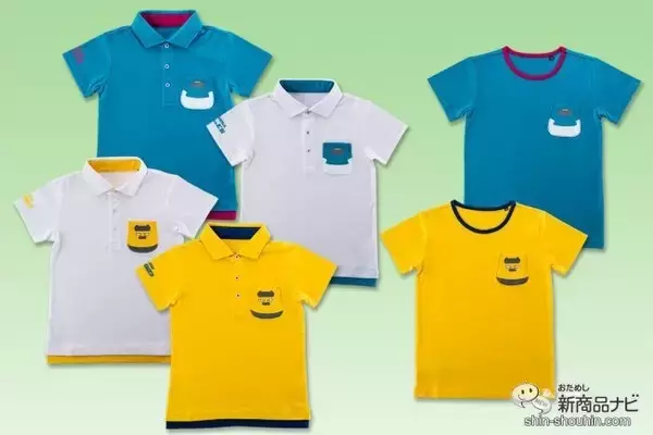 「【新発売】はやぶさにする？ ドクターイエローにする？ ヘソプロダクションの『ポケ鉄（Tシャツ＆ポロシャツ）』 が可愛すぎて困っちゃう！」の画像
