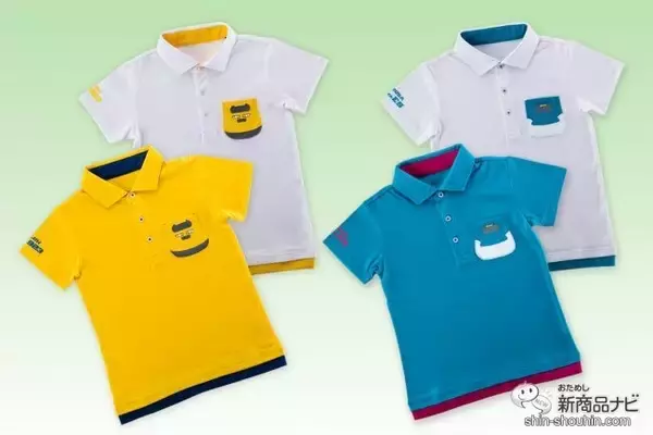 「【新発売】はやぶさにする？ ドクターイエローにする？ ヘソプロダクションの『ポケ鉄（Tシャツ＆ポロシャツ）』 が可愛すぎて困っちゃう！」の画像