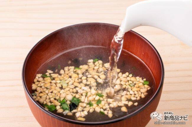 今日のみそ汁の具はコレに決まり！ 新発売の『納豆入りみそ汁の具』は簡単便利に納豆汁が楽しめる！