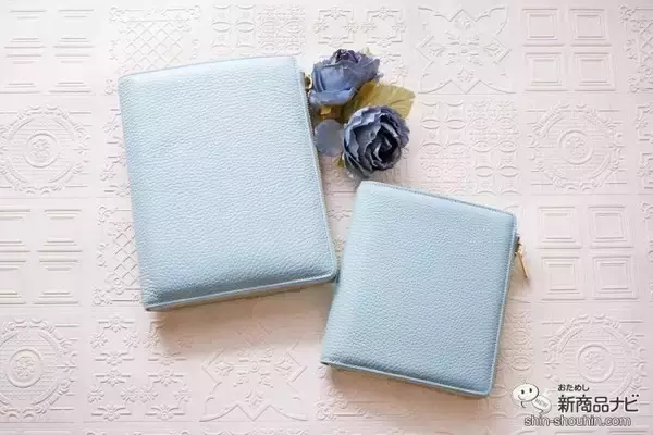 「くすみパステルカラーの本革システム手帳カバー『Lジップカバー / ダスティパステル』で素敵な１年のスタートを！」の画像