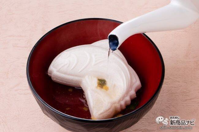 見た目もユニークな縁起物！ にんべんの『至福の一椀　お吸物もなか』は、ギフトにもぴったりなこだわりのお吸い物だった！