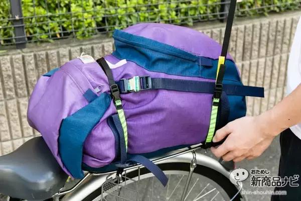 「『ROKstraps ストレッチ アジャスタブル ストラップ BP』確実な固定＆楽々着脱の自転車用ストラップ！」の画像