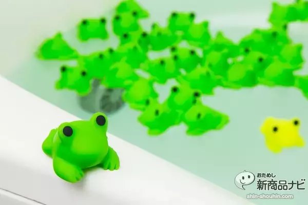 『かえる風呂』安全性にも配慮したカエルを湯船にぶちまけ”カエルまみれ”体験ができる過剰なる浴用おもちゃ！