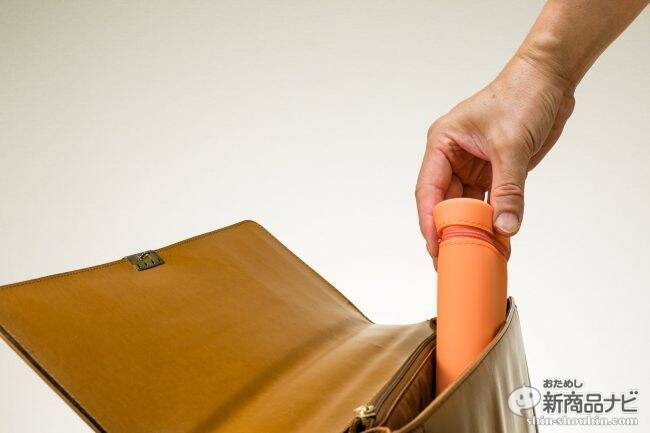 『スタンドペンケース＜オーバルタイプ＞』ペンスタンドに変身するペンケースはポーチにもなる優れモノ！