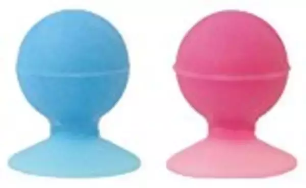 「『マッサージボール＜ピンク＆ブルー／オレンジ＆イエロー＞』10個のボールでお風呂でツボ押し！」の画像