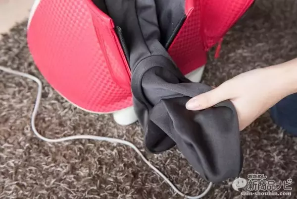 「ドクターエア『3Dフットマッサージャー』足のむくみを10分で解消！ お家でギューッと加圧マッサージ！」の画像