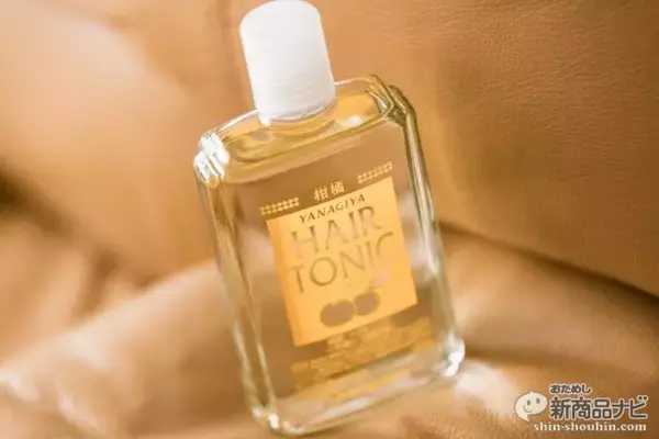 「『柳屋 ヘアトニック＜柑橘＞』昭和の高度成長を実現した男たちが愛したロングセラー品質そのままに、柑橘系で世代性別問わずに使いやすいと評判の薬用育毛製品！」の画像