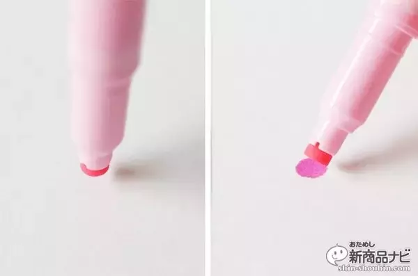 「ドットが押せる『プレイカラードット』、ハンコのように使って描ける今までにないツインマーカー！」の画像