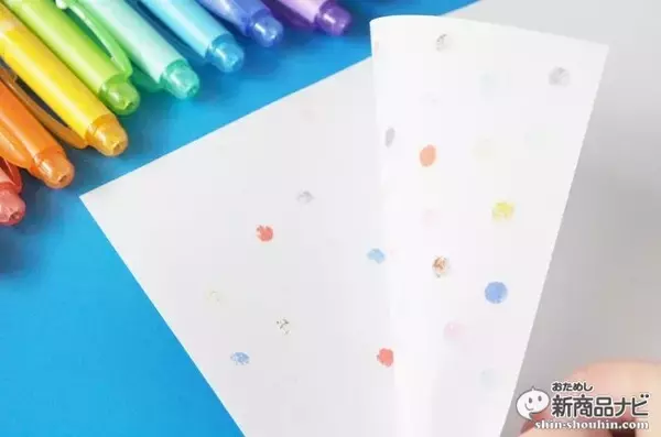 「ドットが押せる『プレイカラードット』、ハンコのように使って描ける今までにないツインマーカー！」の画像