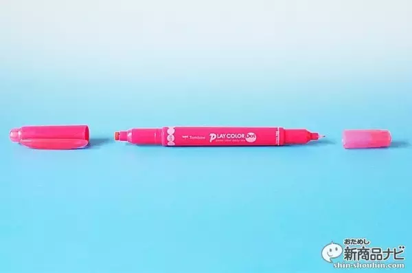 「ドットが押せる『プレイカラードット』、ハンコのように使って描ける今までにないツインマーカー！」の画像