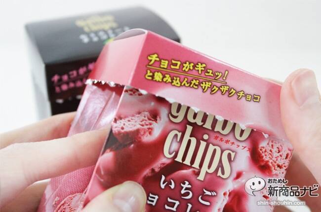 チョコがギュッと染み込んだザクザクチョコ！明治『ガルボチップス』
