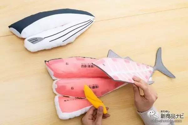 「食育の現場から生まれたぬいぐるみ！ ユニークで愛らしい『カツオ解体君』で3枚おろしを疑似体験」の画像