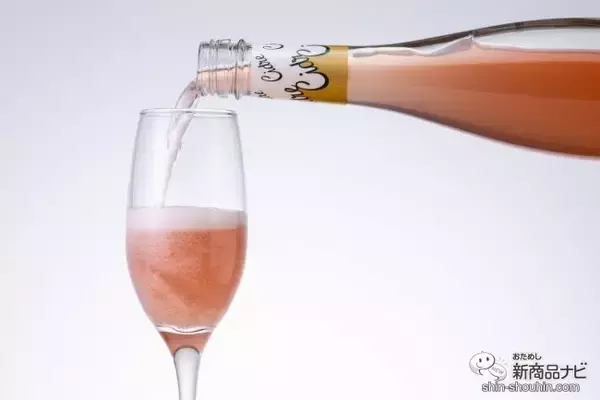 「【国産スパークリングワイン】りんご meets カシス！ 『おいしい酸化防止剤無添加ワイン シードル with カシス』を飲んだ」の画像