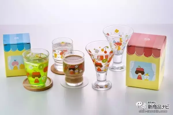 ほのぼのした絵柄がかわいらしい！ 『mizutamaさんのおうちグラス』でおうちcafeを楽しもう！